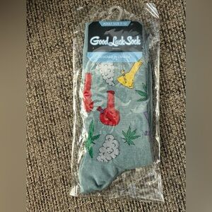 NIP Good Luck Sock Stoned Bongs